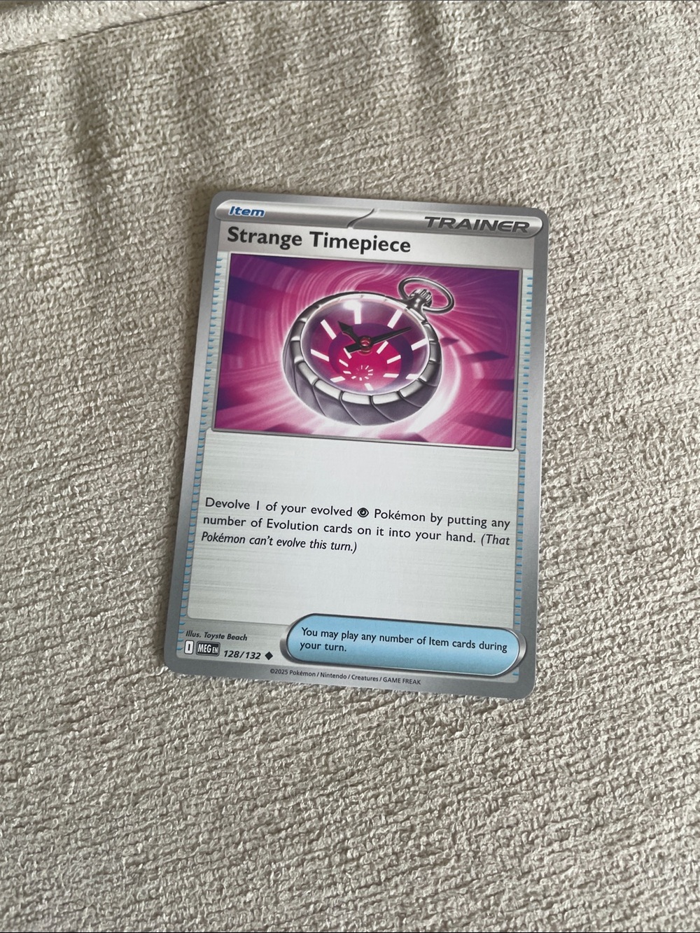 Pokémon Trainer Card - Strange Timepiece